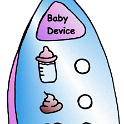baby device babies -illustration-comic-individuell-cartoons-zeichnungen-mausebaeren
